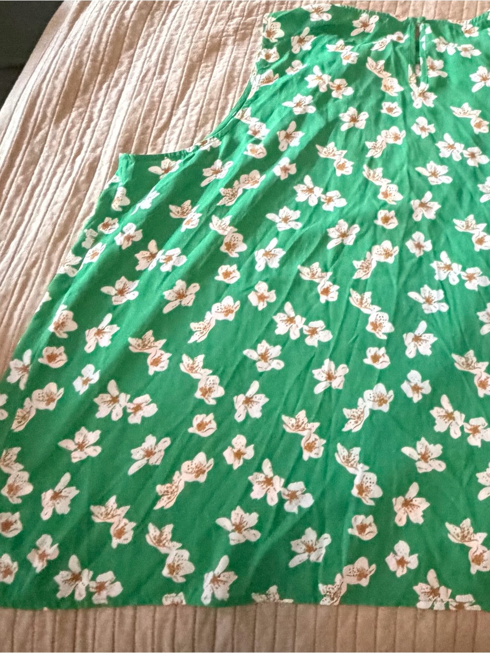 Green Floral Plus Size Blouse
